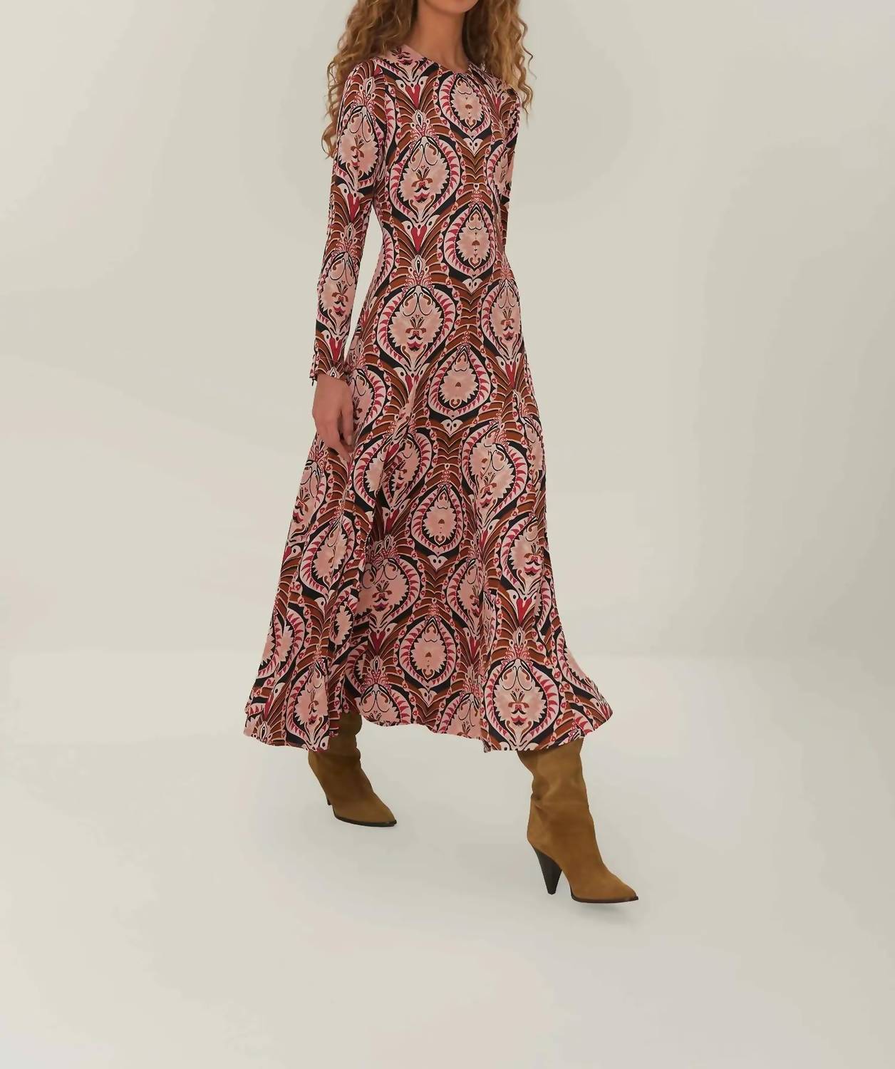 Farm Rio - Pineapple Jewelry Midi Dress