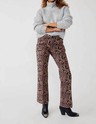 Free People - Walker Relaxed Jacquard Pants