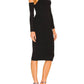 Alice + Olivia - Evia Fitted Spaghetti Strap Dress