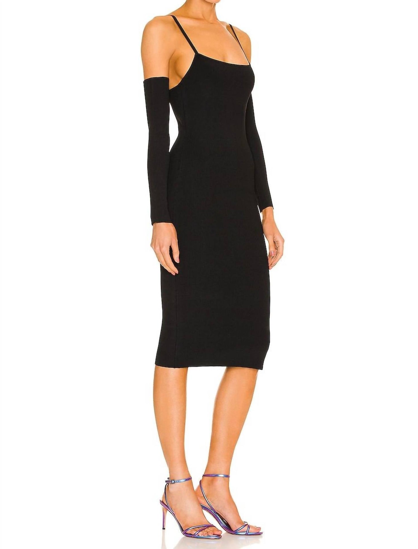 Alice + Olivia - Evia Fitted Spaghetti Strap Dress