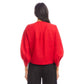 Karen Kane - Blouson Sleeve Linen Tie-Front Top