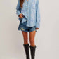 Free People - Airbrushed Denim Top