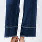 Lysse - Women's Fringe Wide Leg Crop Denim Pants