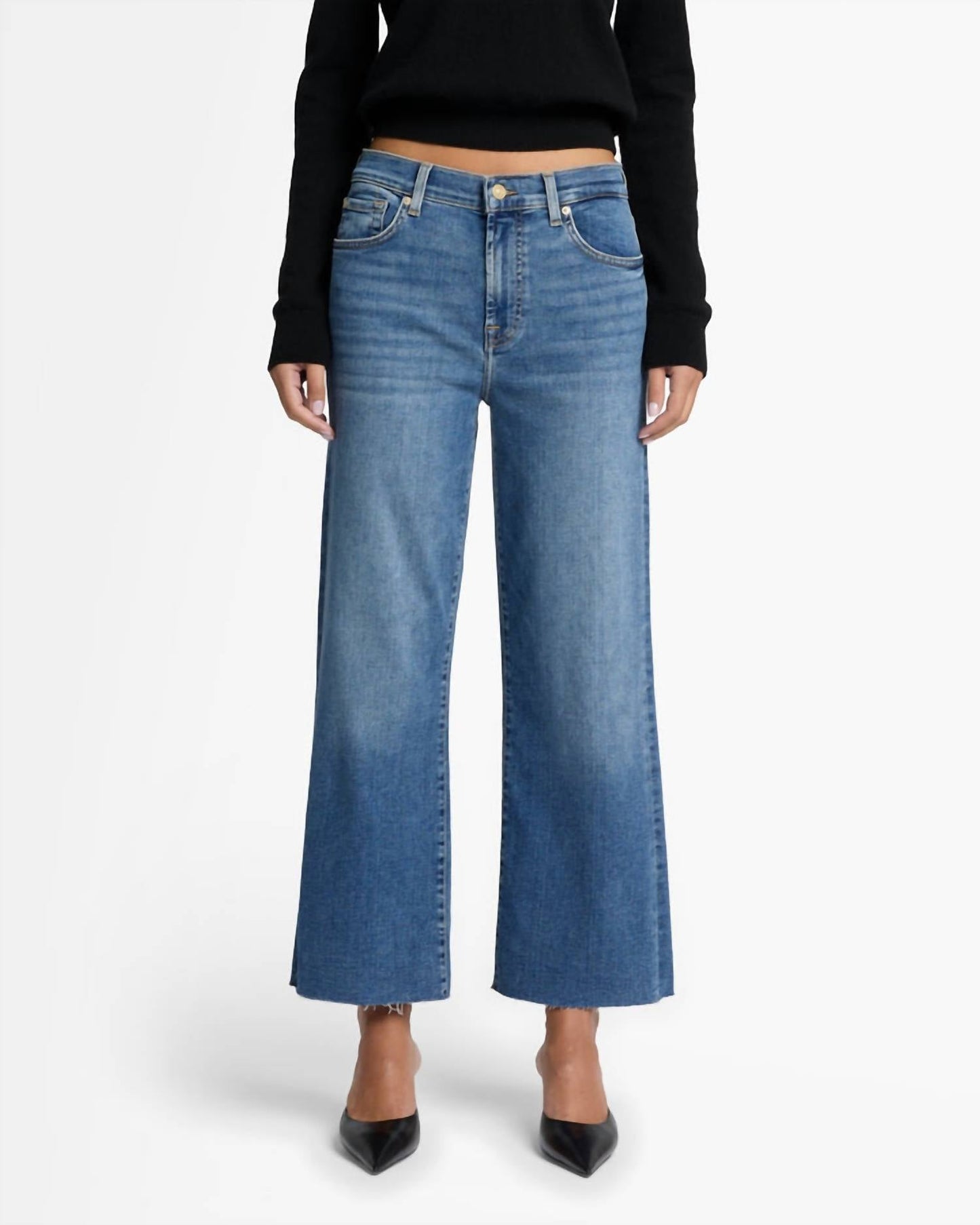 7 For All Mankind - Cropped Alexa Jeans