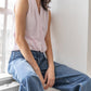 Lilla P - Sleeveless Faux Wrap Top