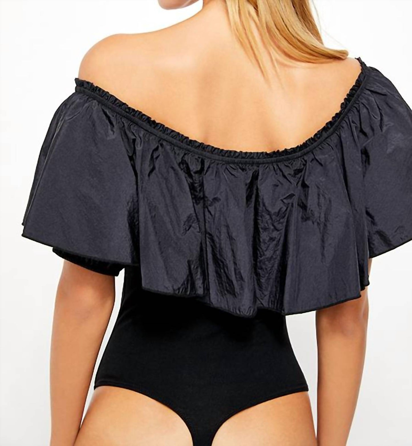 Free People - Poof Goes My Heart Ruffle Bodysuit