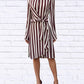 Diva Usa - Long Sleeve Wrap Dress