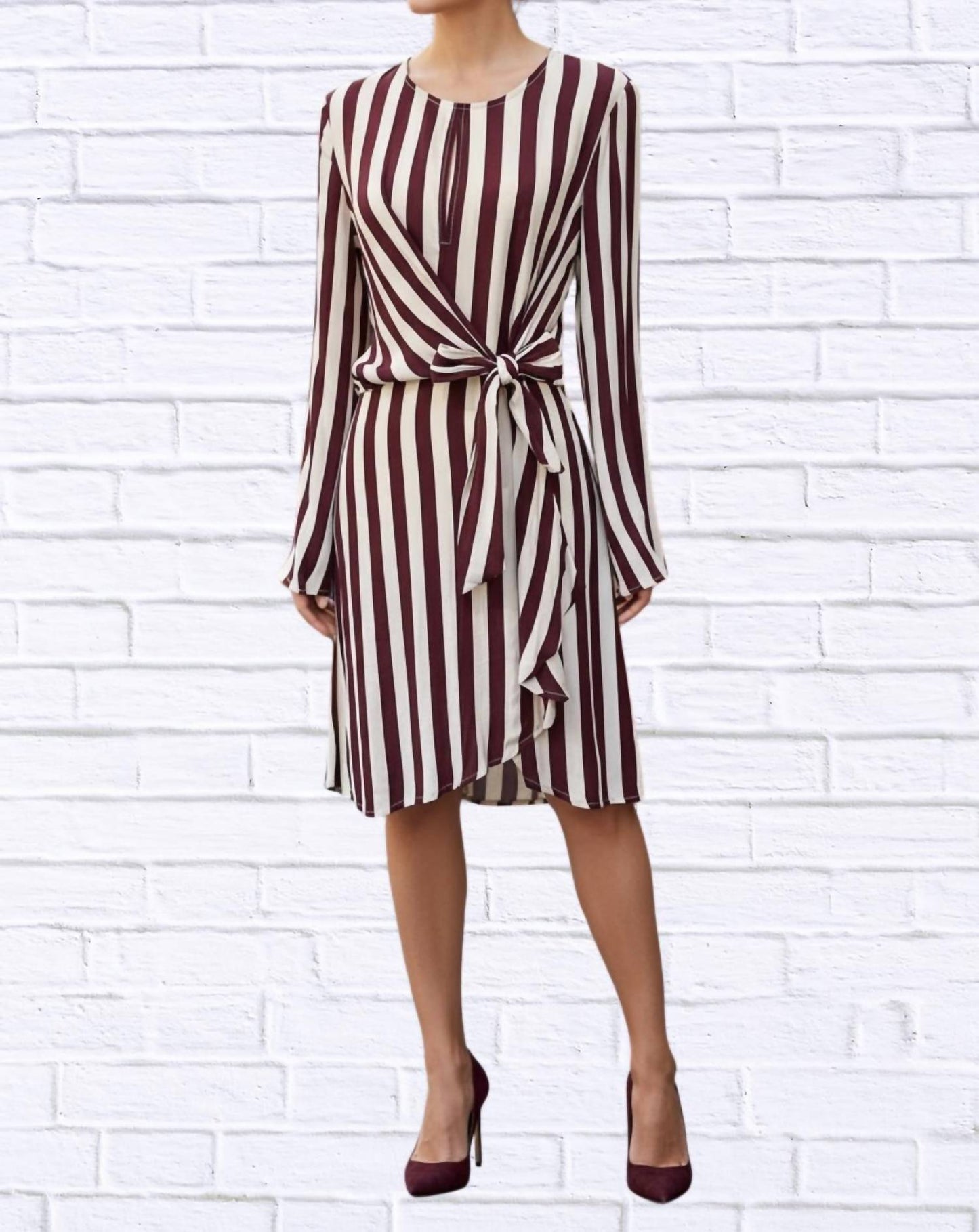Diva Usa - Long Sleeve Wrap Dress