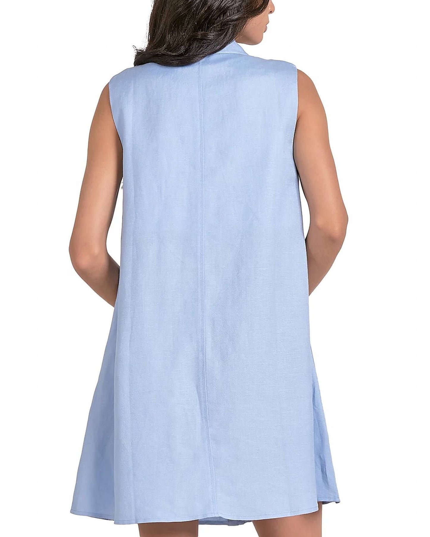 Elan - Collared Mini Shirt Dress