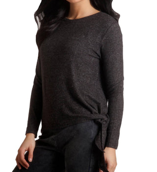 French Kyss - Ellie Side Tie Kashmira Sweater