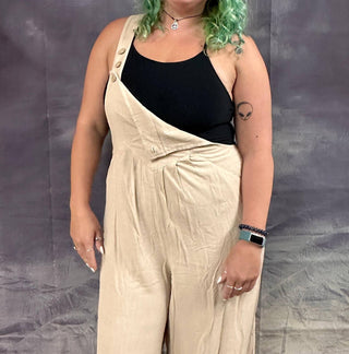 Bluivy - Women's Esther Wide Leg Overall Jumpsuit