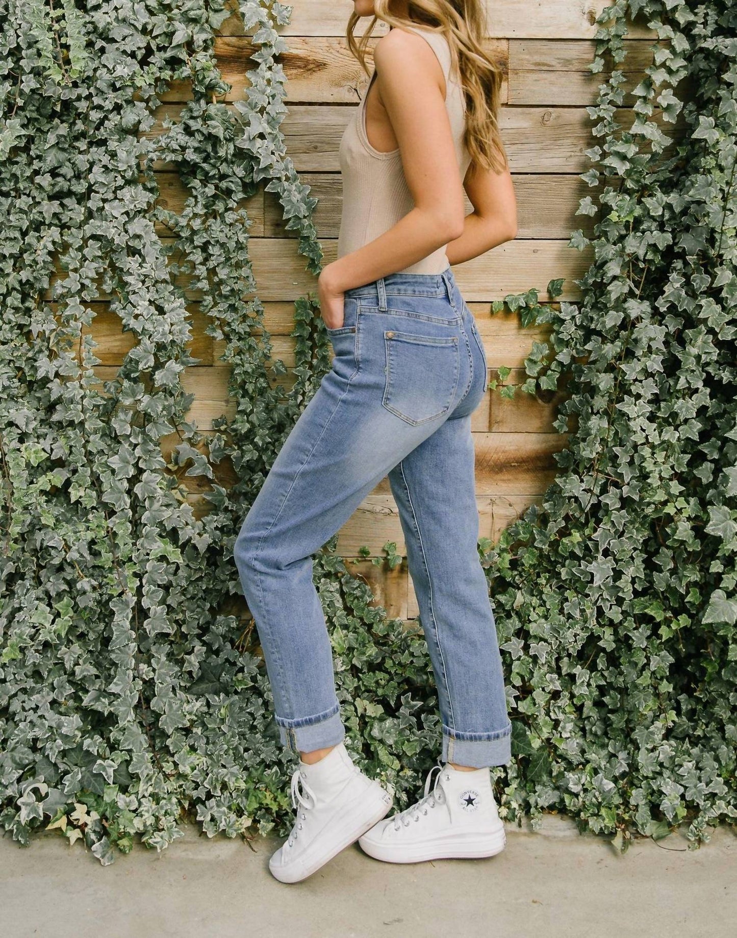 Judy Blue - High Waist Boyfriend Jeans
