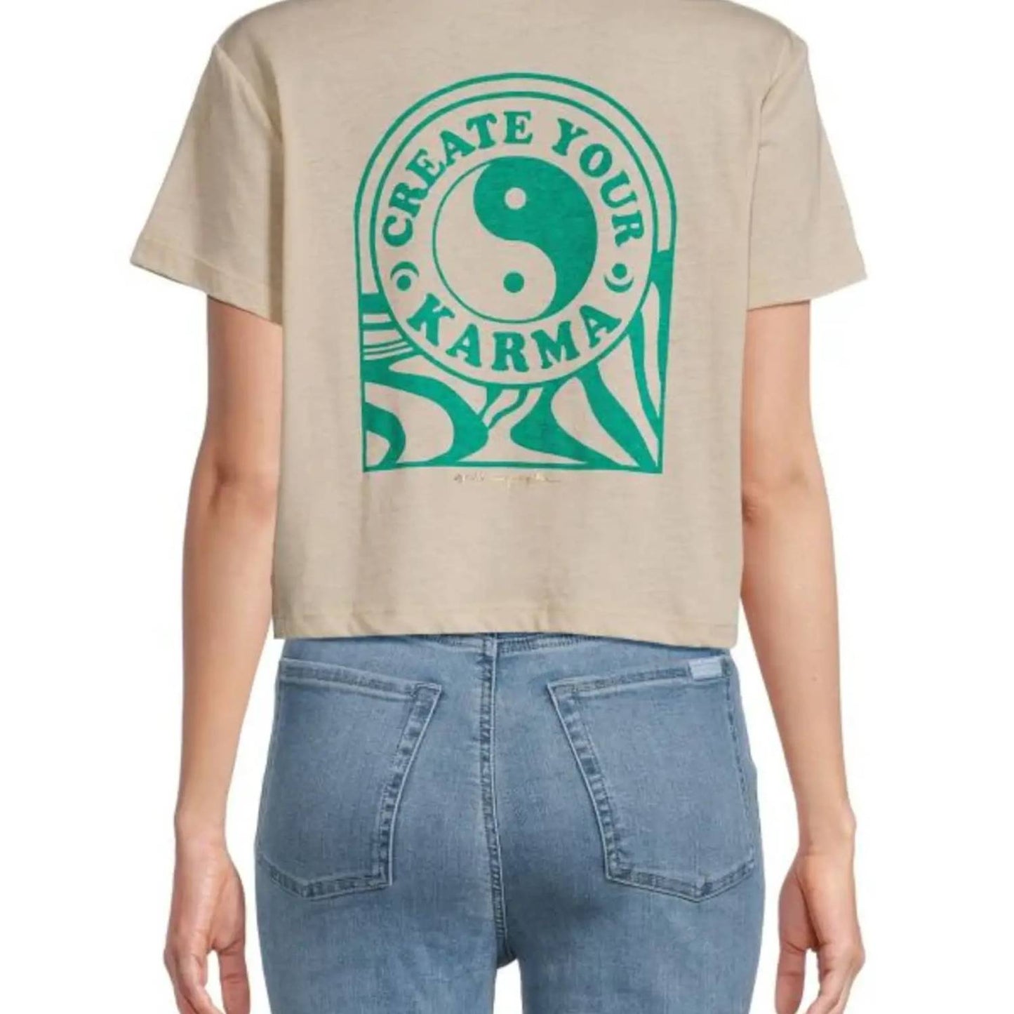 Spiritual Gangster - Karma Crop Tee