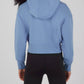 90 Degree By Reflex - Girls Scuba Full Zip Hooded Jacket