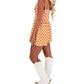 Main Strip - Undefeated Check Denim Romper