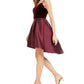 Teeze Me Women's New Fit Flare Dress Red Size 3