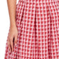 Eva Franco - Textured Plaid Midi Skirt