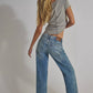 Free People - Risk Taker Mid-rise Straight Leg Jean