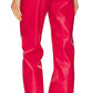 Pistola - Cassie Exposed Zipper Straight Pant