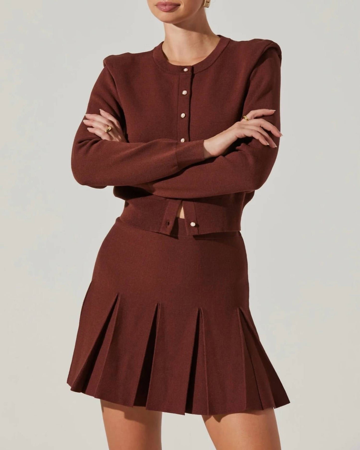 Astr - Denisa Pleated Mini Skirt