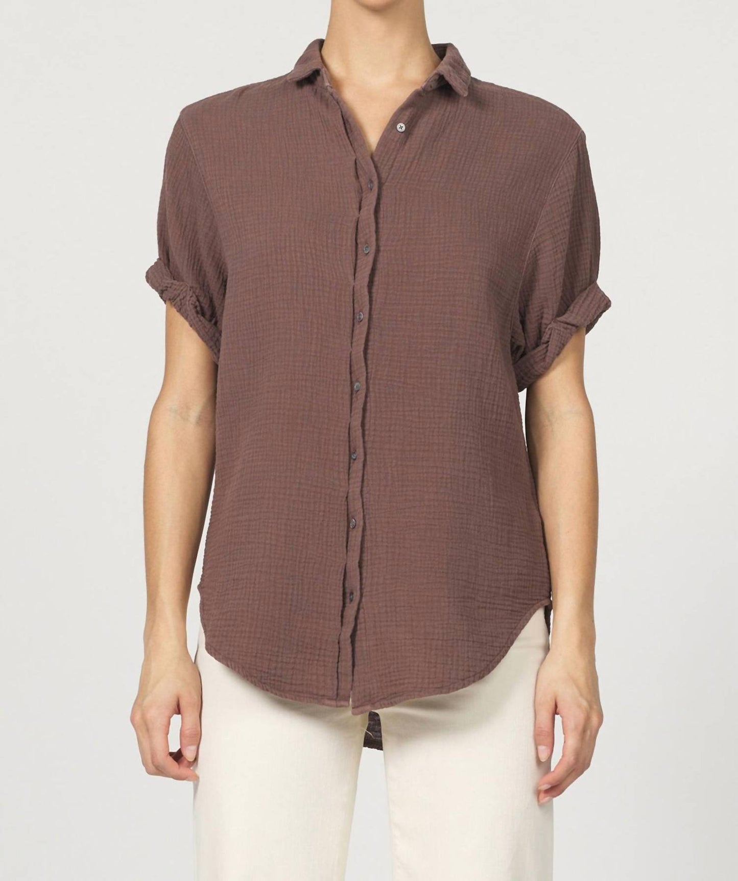 Dear John Denim - Short Sleeve Button Up Top
