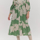 Entro - Floral Button-up Midi Dress