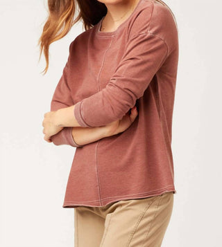 Xcvi - Alish Burnout Pullover Top