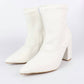 Everglades - Women's Ivory Chic Block Heel Ankle Boots