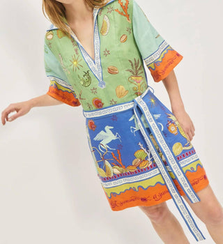 Alemais - Surrealist Summer V Mini Dress