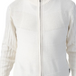 Sean John Men's Full Zip Sweater Jacket White Size X-Large