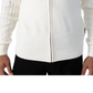 Sean John Men's Full Zip Sweater Jacket White Size X-Large