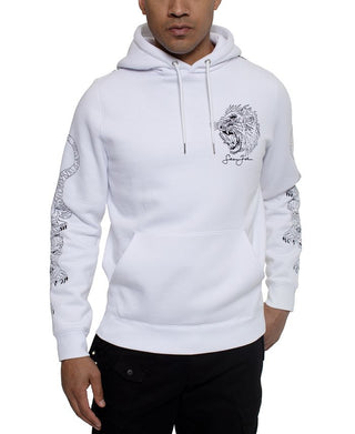 Sean John Men's Multi Tiger Hoodie White Size XXX-Large