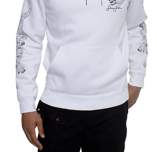 Sean John Men's Multi Tiger Hoodie White Size XXX-Large