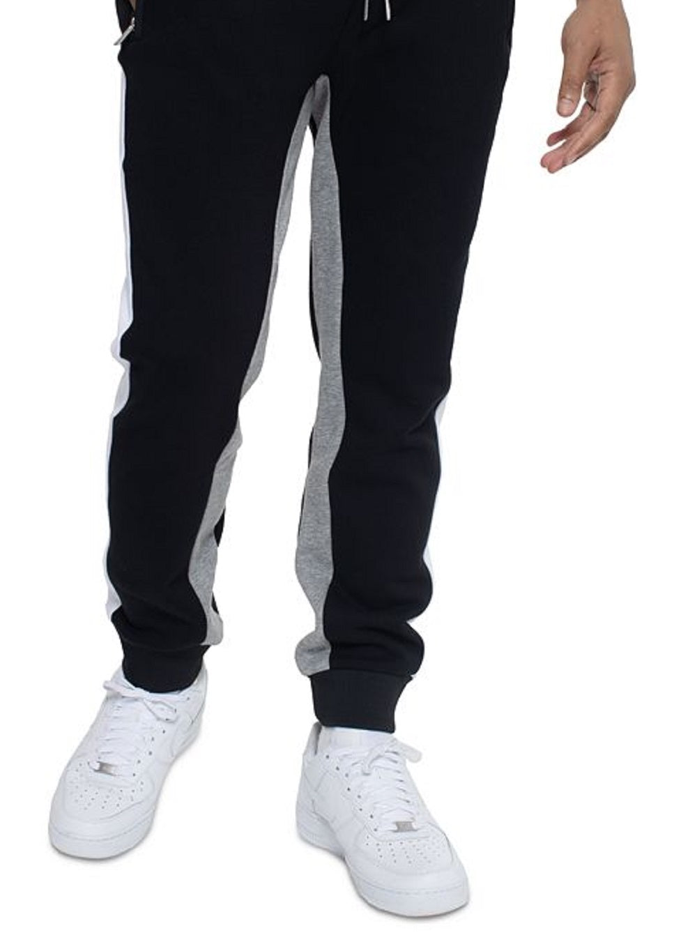 Sean John Men's Colorblocked Jogger Pants Gray Size XXXX-Large