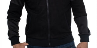 Sean John Men's Lightweight Moto Jacket Black Size XL