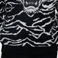Sean John Men's Big & Tall Tiger Jacquard Knit Pullover Sweater Black Size Medium