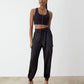 GSTQ Satin Joggers Black 2X