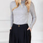 Karen Kane - Ribbed Turtleneck Top