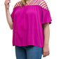 Entro - Bohemian Strappy Top - Plus