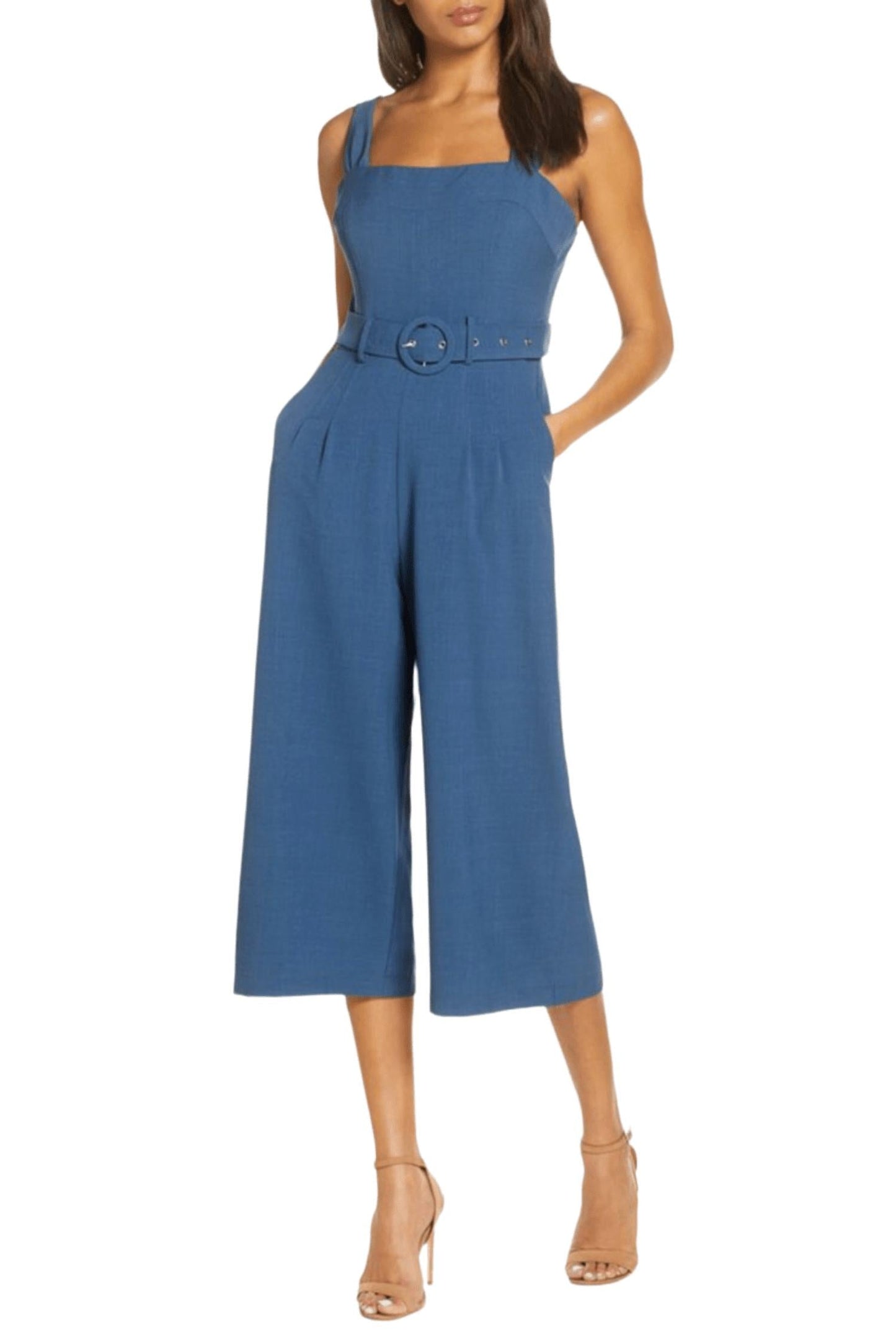 Adelyn Rae - Kayle Woven Culottes Jumpsuit