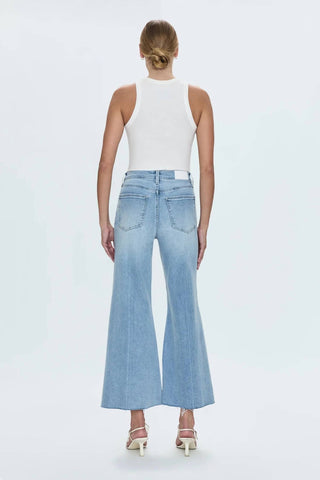 Pistola - Izzy Mid Rise Wide Leg Crop Jean