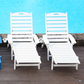 HDPE Chaise Lounge Chair Outdoor
