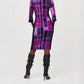Joseph Ribkoff - Geometric Print 3/4 Sleeve Sheath Dress
