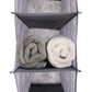 J&V TEXTILES Hanging Closet Organizer, 6-Shelf 10-Shelf Closet Hanging Storage Shelves