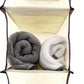 J&V TEXTILES Hanging Closet Organizer, 6-Shelf 10-Shelf Closet Hanging Storage Shelves