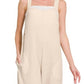 Trendsi - Zenana Double Gauze Washed Wide Leg Overalls
