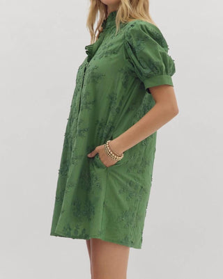 Entro - Floral Applique Mini Dress