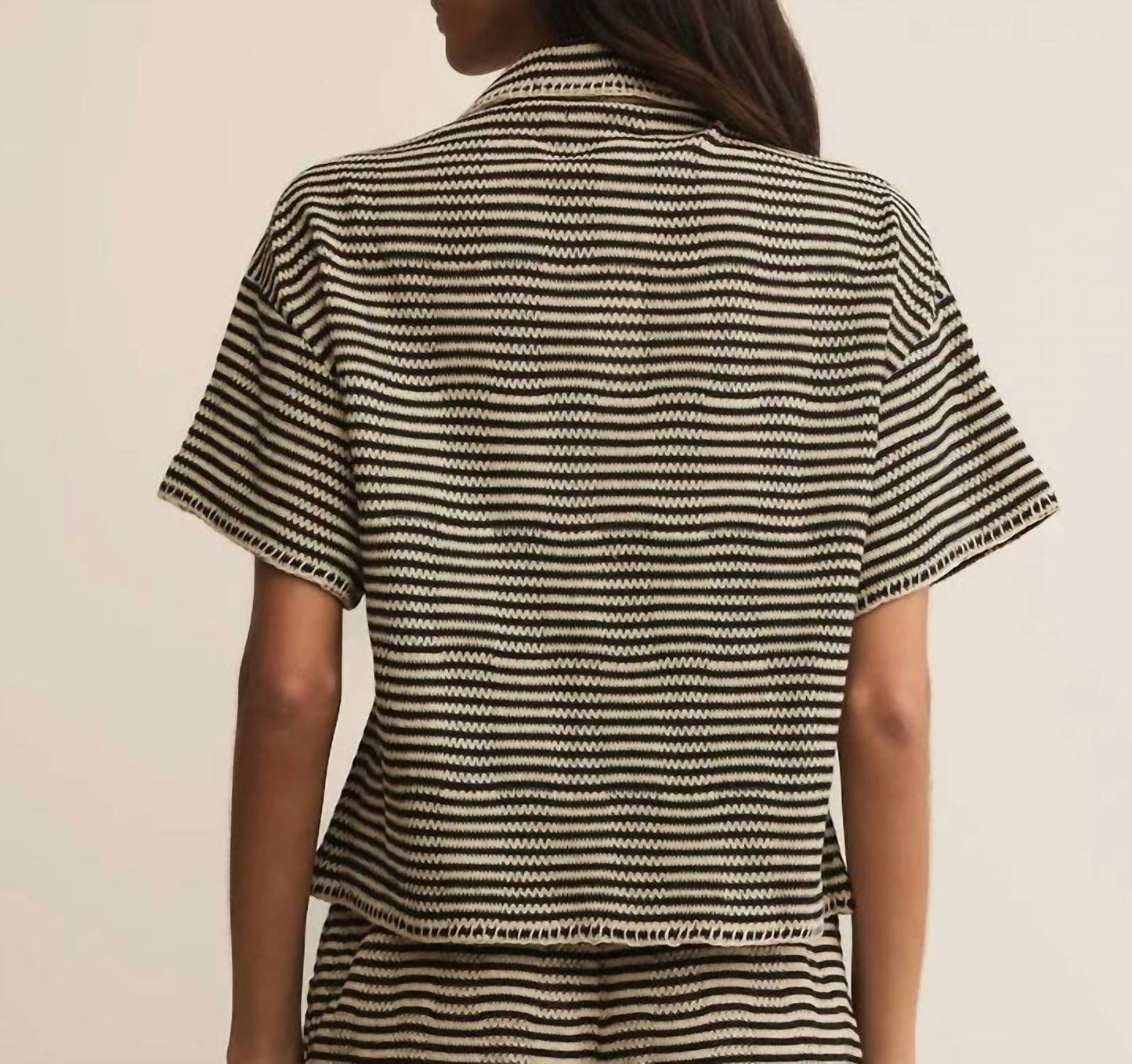 Z Supply - Monaco Crochet Button Up Top