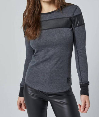 Alp N Rock - Après Crew With Vegan Leather Top