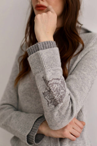 Las Sureñas - Cheetah Embroidered Hoodie